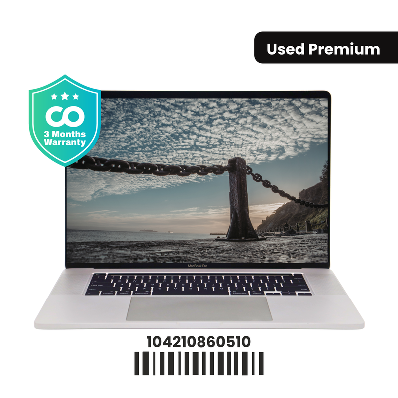 Apple MACBOOK PRO 16: i7, 9th Gen, 16GB RAM, 512GB SSD, SN:60510
