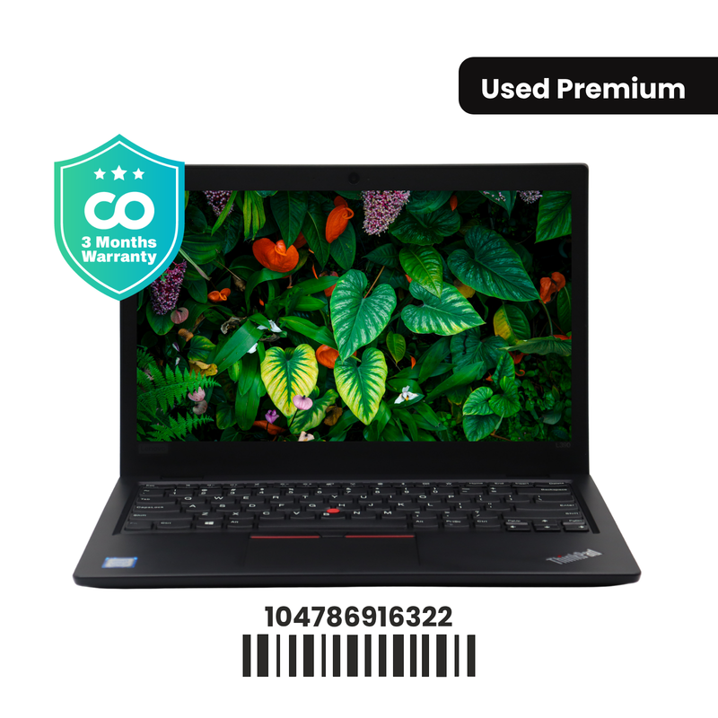 Lenovo THINKPAD L390: 8th Gen i5, 8GB RAM, 256GB SSD, SN:16322
