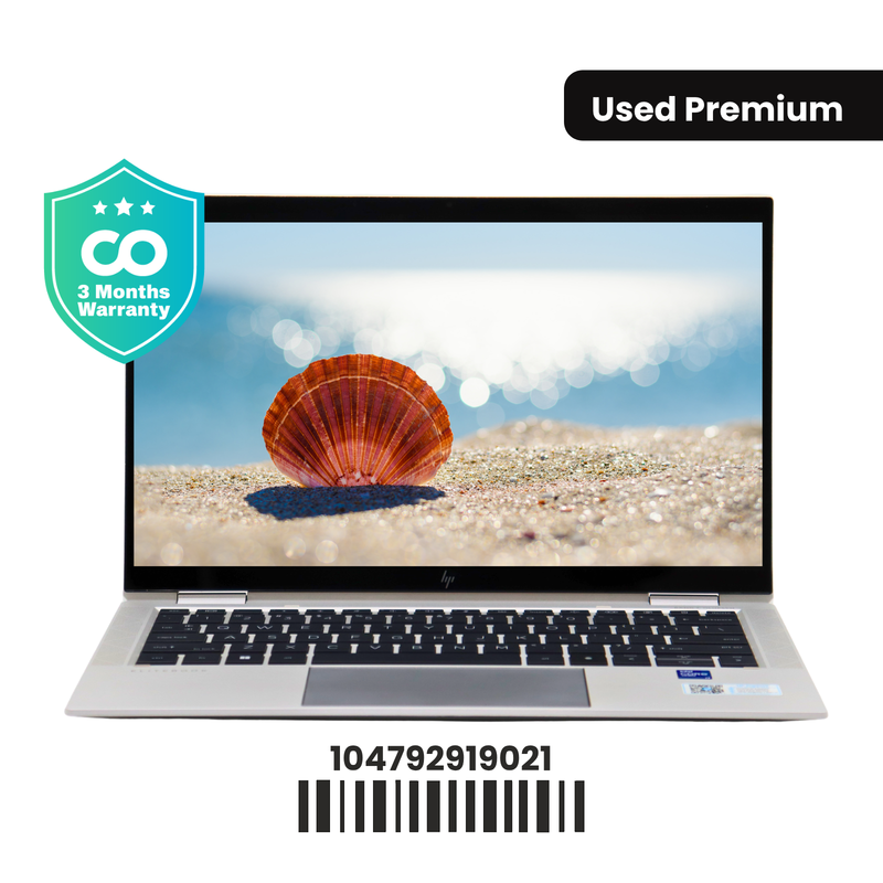 HP ELITEBOOK X360 1030 G8: 11th Gen i7, 32GB RAM, 1024GB SSD, SN:919021