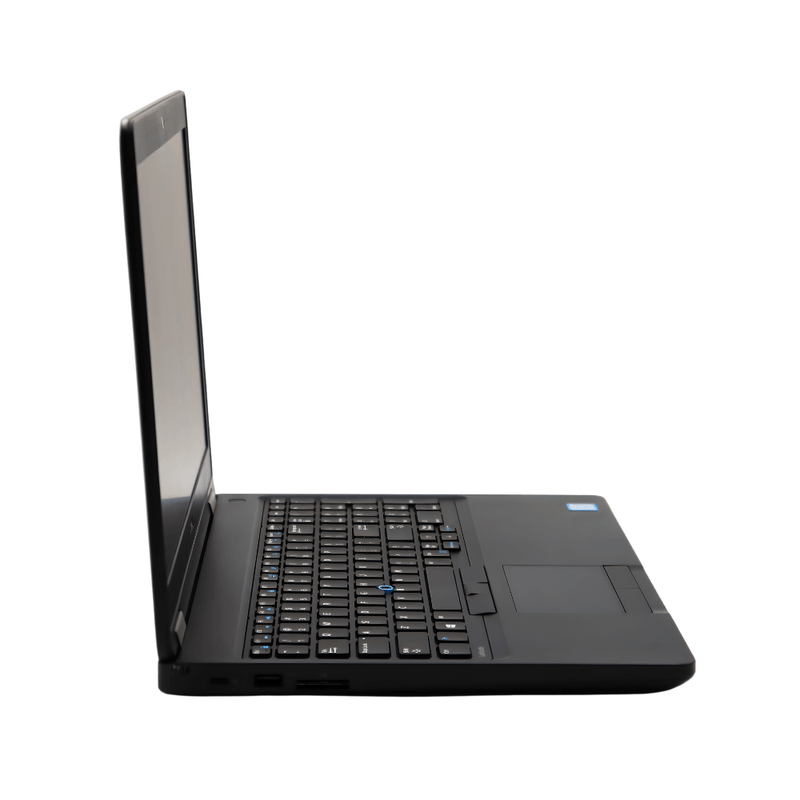 T-Comp Dell Latitude 5580 6th Gen i5 angled view emphasizing premium business laptop build