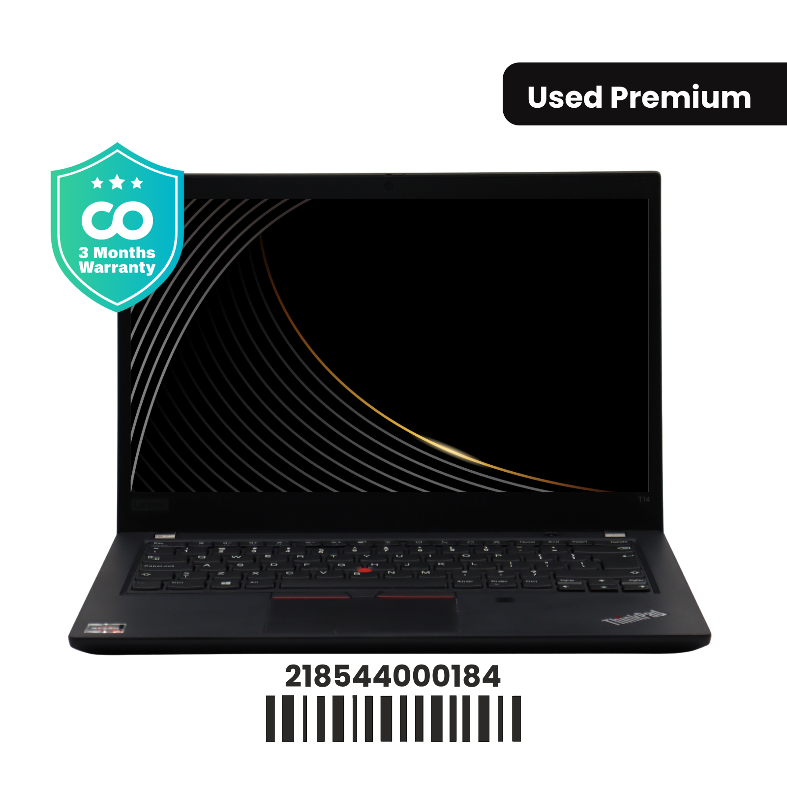 LENOVO THINKPAD T14 GEN 1: AMD RYZEN 5, 8GB RAM, 256GB SSD, SN:00184