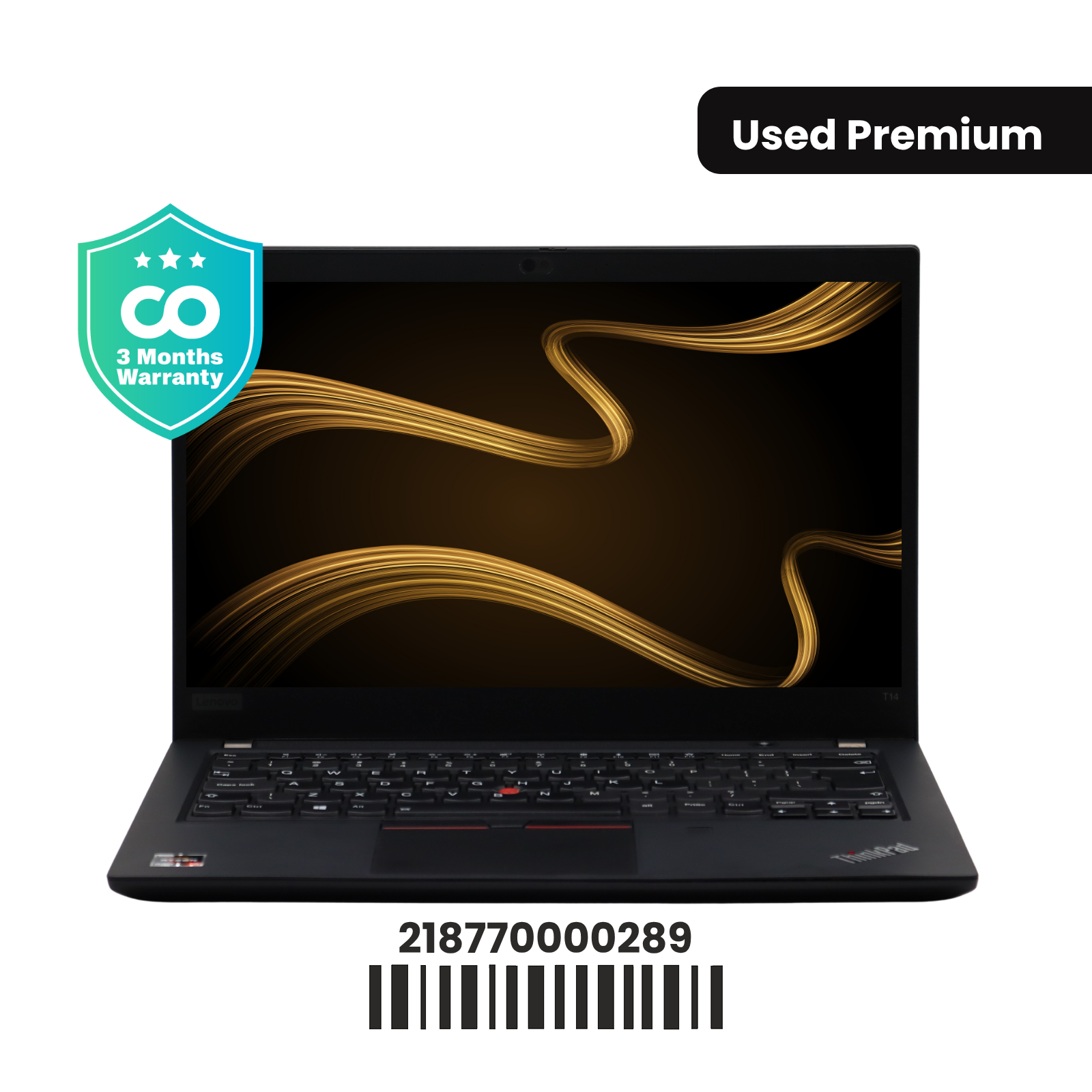 LENOVO THINKPAD T14 GEN 1: AMD RYZEN 5, 16GB RAM, 512 SSD, SN:00289