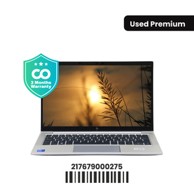 HP ELITEBOOK 830 G8: 11th Gen i5, 8GB RAM, 256GB SSD, SN:00275
