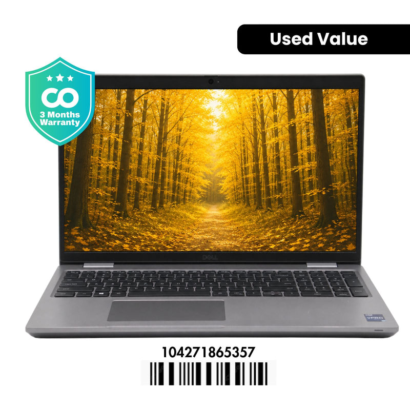 Dell LATITUDE 5531: 12th Gen i7, 32GB RAM, 512GB SSD, SN:65357