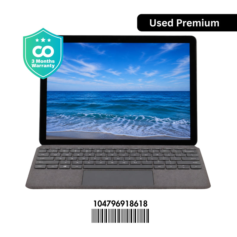 Microsoft SURFACE GO 3: i3, 10th Gen, 4GB RAM, 64GB SSD, SN:18618