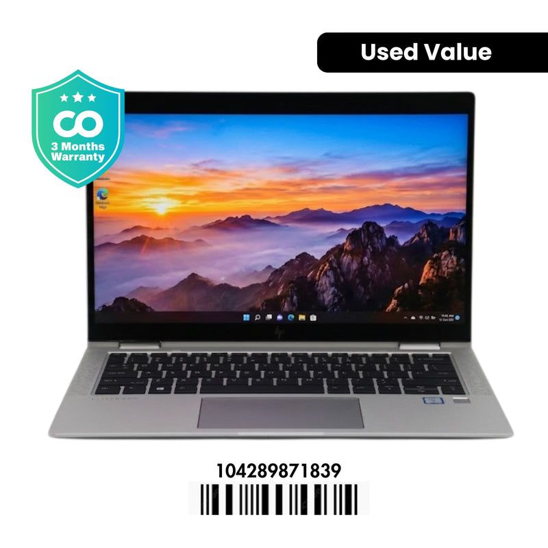 HP ELITEBOOK X360 1030 G4: 8th Gen i5, 16GB RAM, 256GB SSD, SN:71839