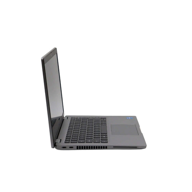 T-Comp Dell Latitude 5420 11th Gen i5, 16GB RAM, 512GB SSD angled view showing sleek silver business laptop