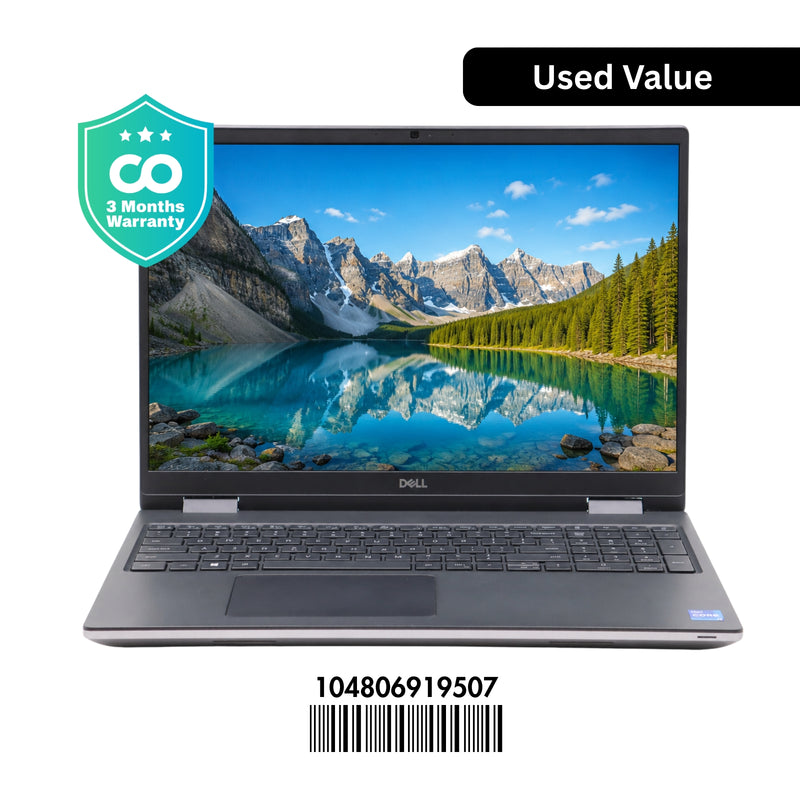 Dell PRECISION 7670: 12th Gen i7, 64GB RAM, 512GB SSD, SN:19507