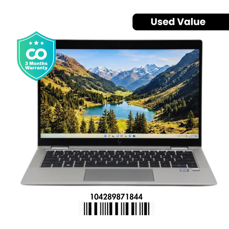 HP ELITEBOOK X360 1030 G4: 8th Gen i5, 16GB RAM, 256GB SSD, SN:71844
