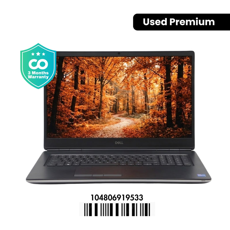 DELL PRECISION 7760: 11th Gen i7, 64GB RAM, 512GB SSD, SN:19533