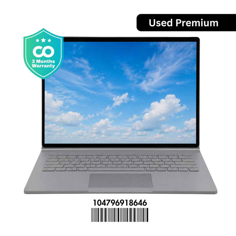 Microsoft SURFACE BOOK 2: i5, 7th Gen, 8GB RAM, 256GB SSD, SN:18646