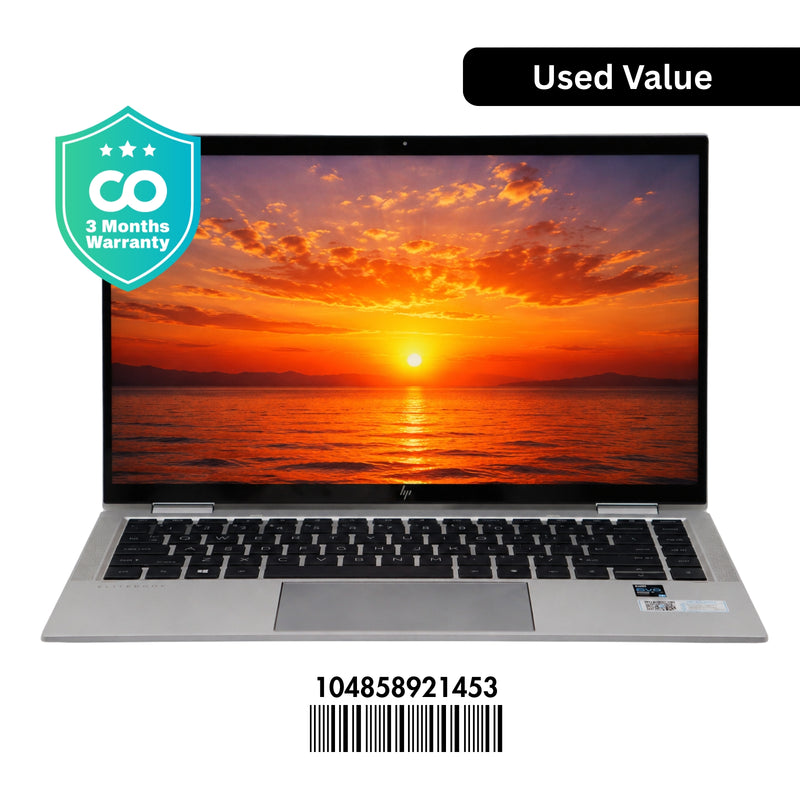 HP ELITEBOOK X360 1040 G8: 11th Gen i5, 8GB RAM, 256GB SSD, SN:21453