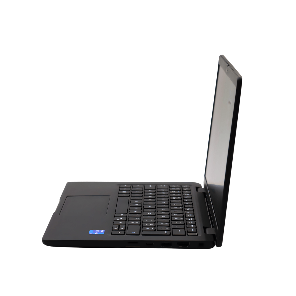 T-Comp Dell Latitude 7320 11th Gen i5 open laptop angled view highlighting thin and lightweight design