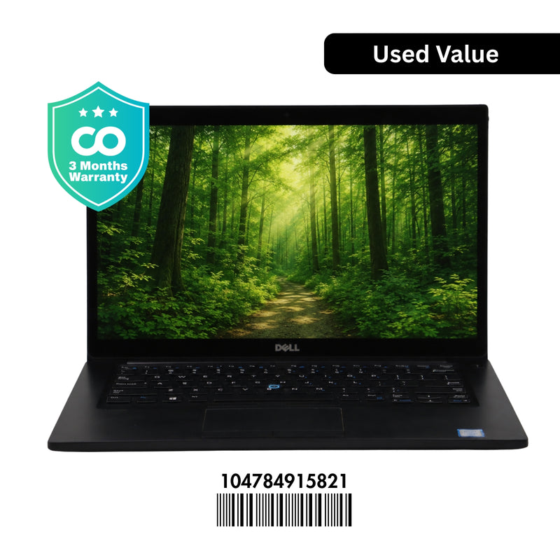 Dell LATITUDE 7480: 7th Gen i7, 8GB RAM, 512GB SSD, SN:15821