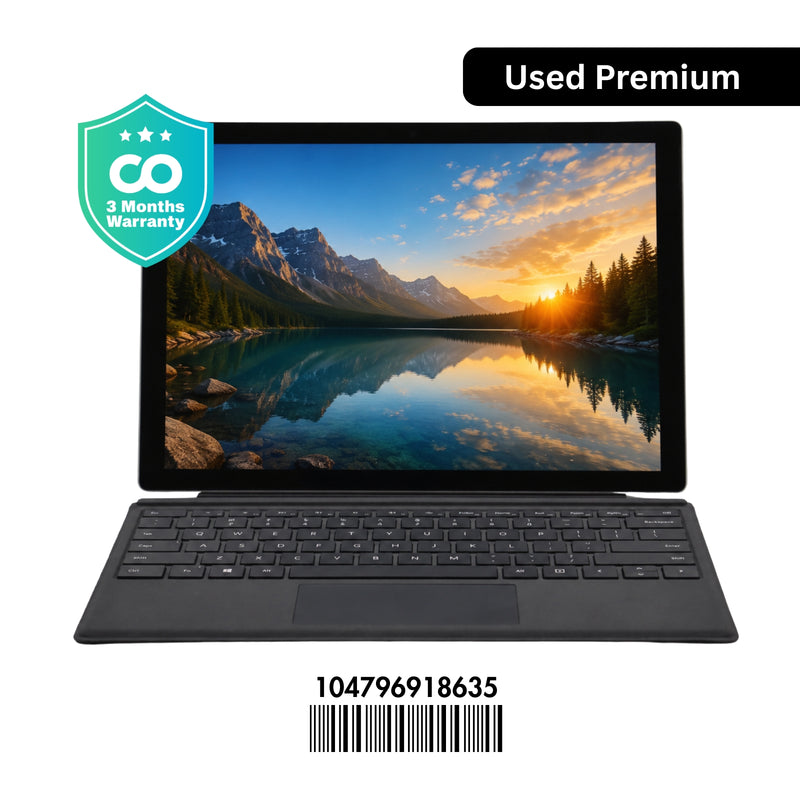 Microsoft SURFACE PRO 6: i5, 8th Gen, 8GB RAM, 256GB SSD, SN:18635