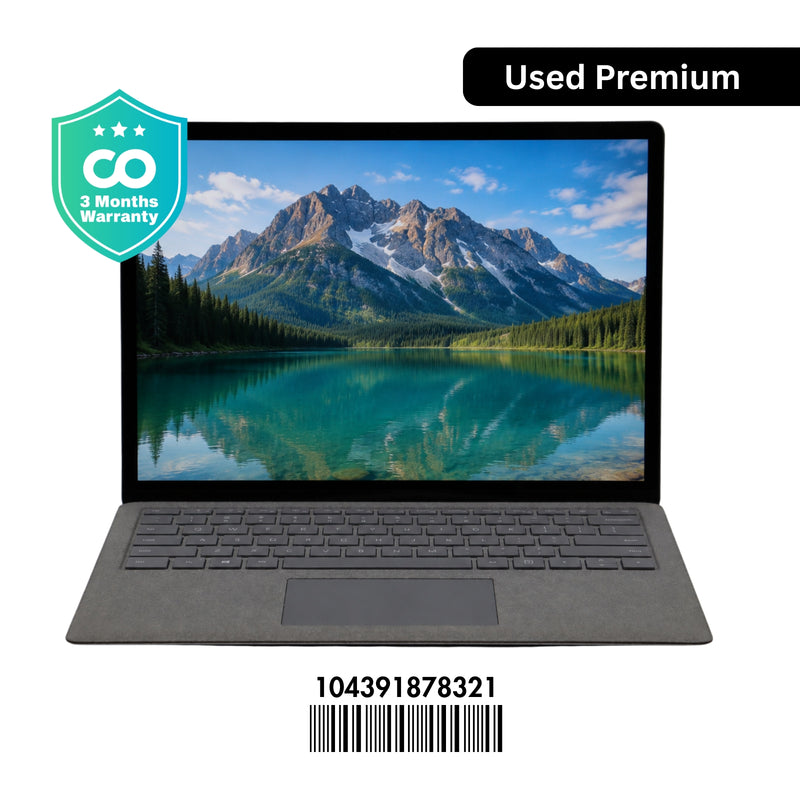 MICROSOFT SURFACE LAPTOP 2: 8th Gen i5, 8GB RAM, 256GB SSD, SN:78321