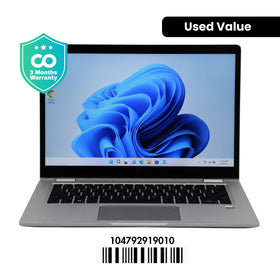 HP ELITEBOOK X360 1030 G2: 7th Gen i5, 8GB RAM, 256GB SSD, SN:19010