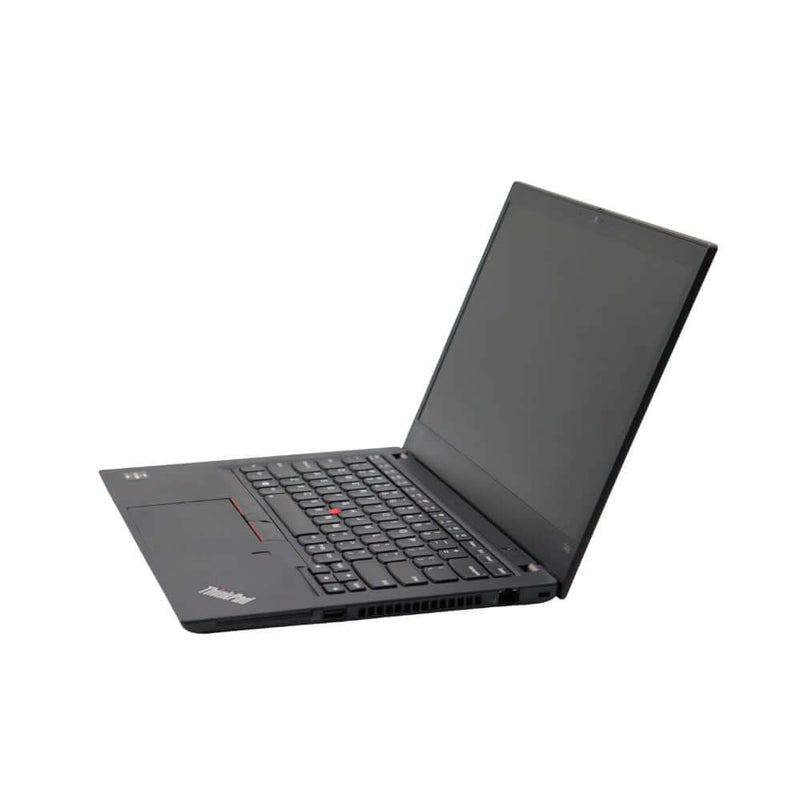 ThinkPad T495 business laptop featuring AMD CPU, 16GB RAM, 512GB SSD