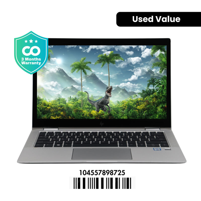 HP ELITEBOOK X360 1030 G4: 8th Gen i5, 16GB RAM, 256GB SSD, SN:98725