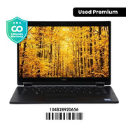 Dell LATITUDE 7390 2-IN-1: 8th Gen i5, 16GB RAM, 256GB SSD, SN:20656