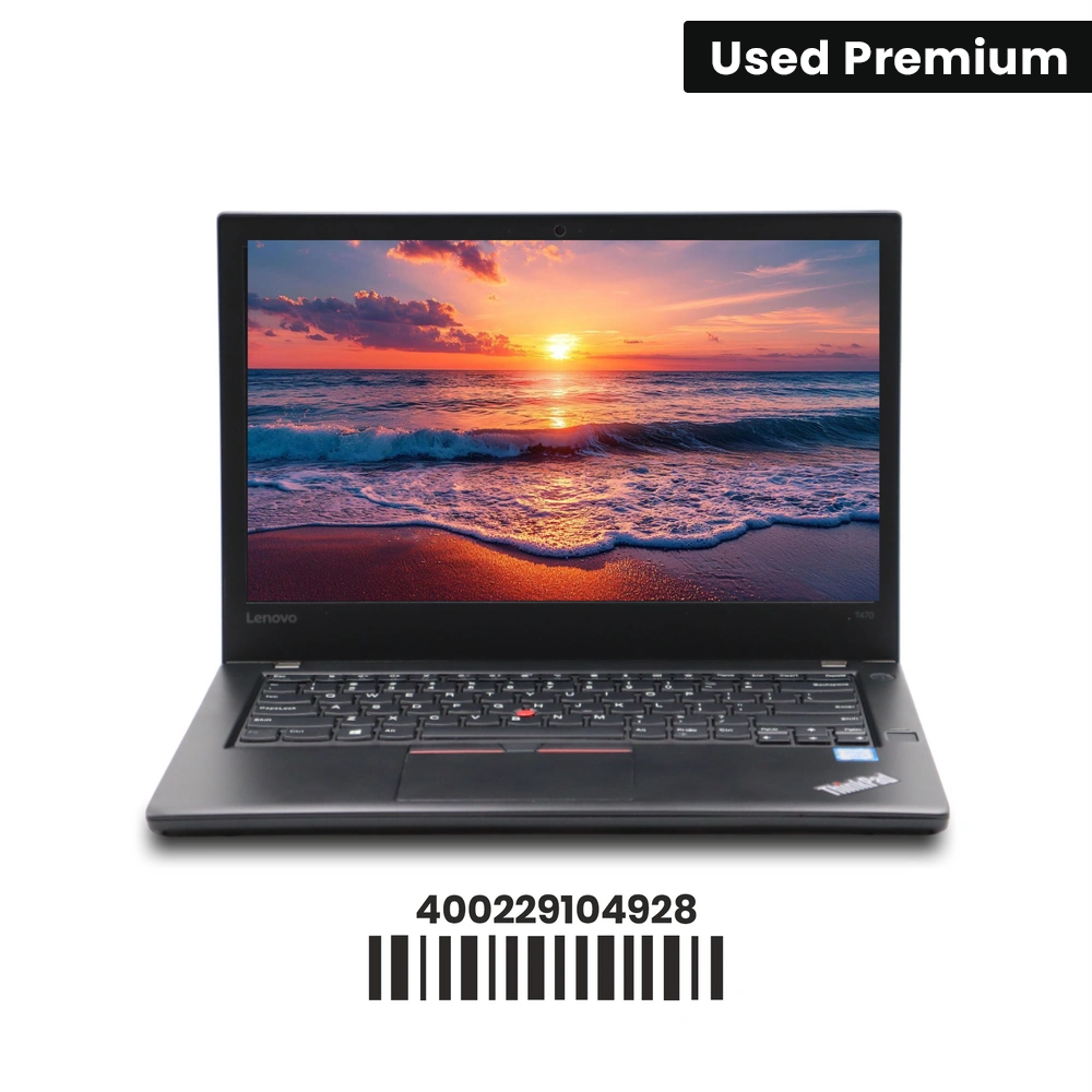 LENOVO THINKPAD T470: 7th Gen i3, 16GB RAM, 256GB SSD, SN:04928