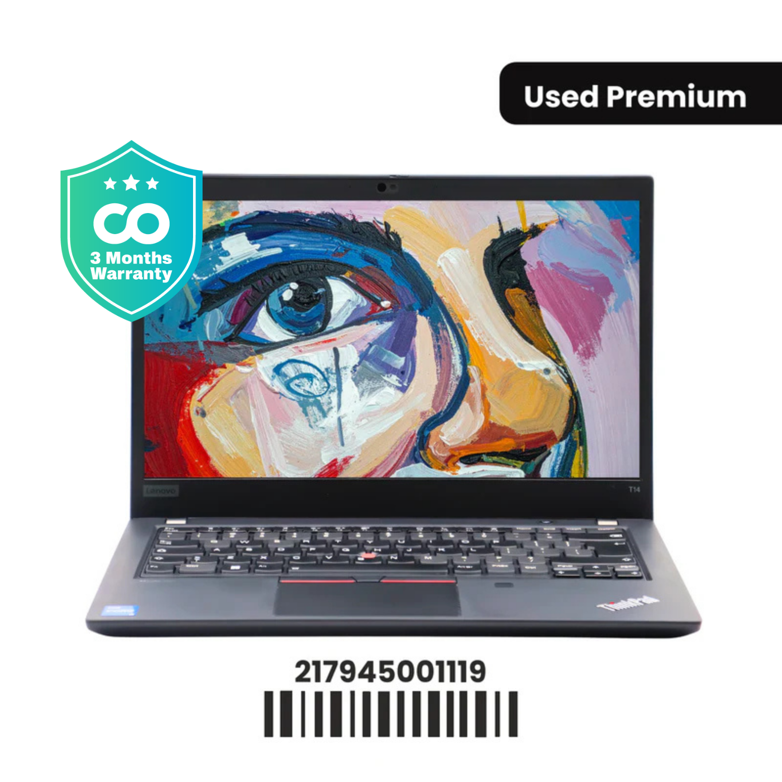LENOVO THINKPAD T14 GEN 2: 11th Gen i5, 16GB RAM, 256GB SSD, SN:001119