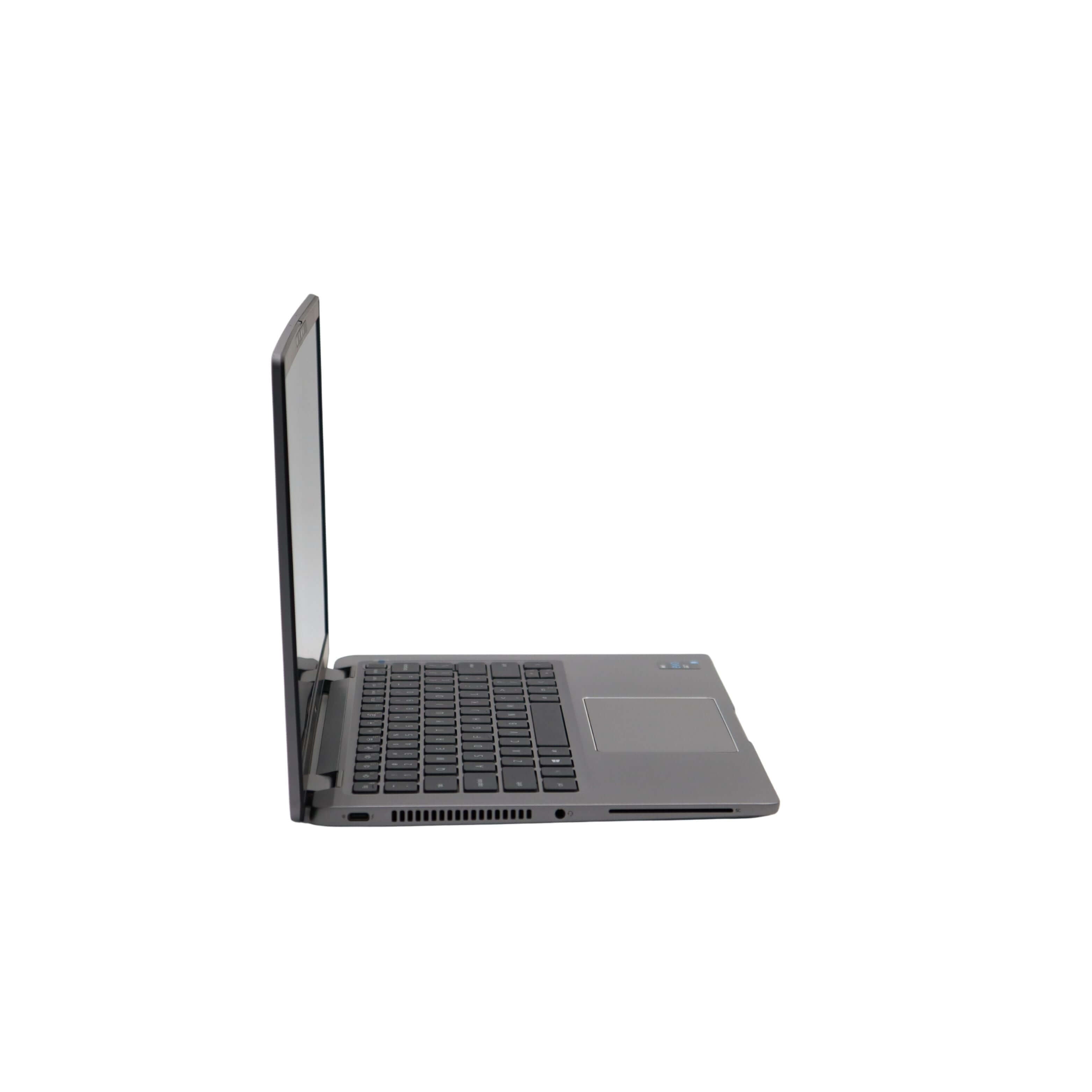 T-Comp Dell Latitude 7420 11th Gen i5 side view showing USB-C ports and connectivity options
