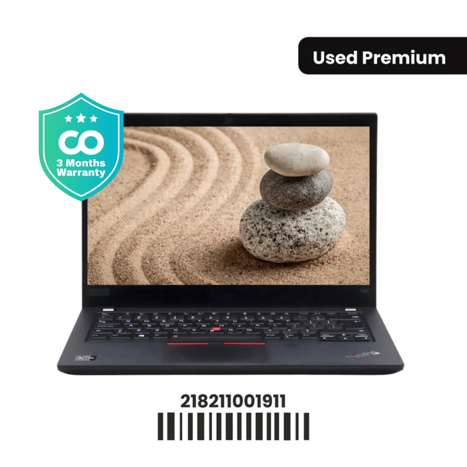 LENOVO THINKPAD T495: AMD, 16GB RAM, 256GB SSD, SN:001911
