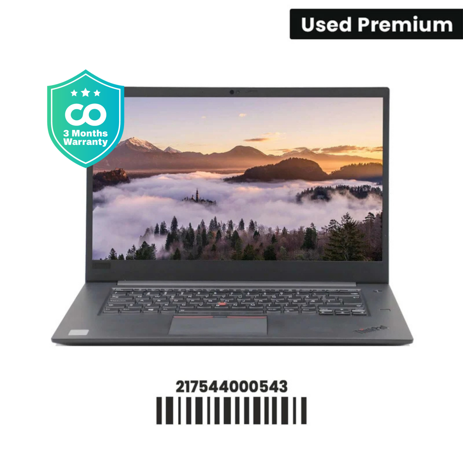 LENOVO THINKPAD P1 GEN 3: Intel Core i7, 10th Gen, 16GB RAM, 512GB SSD SN:00543