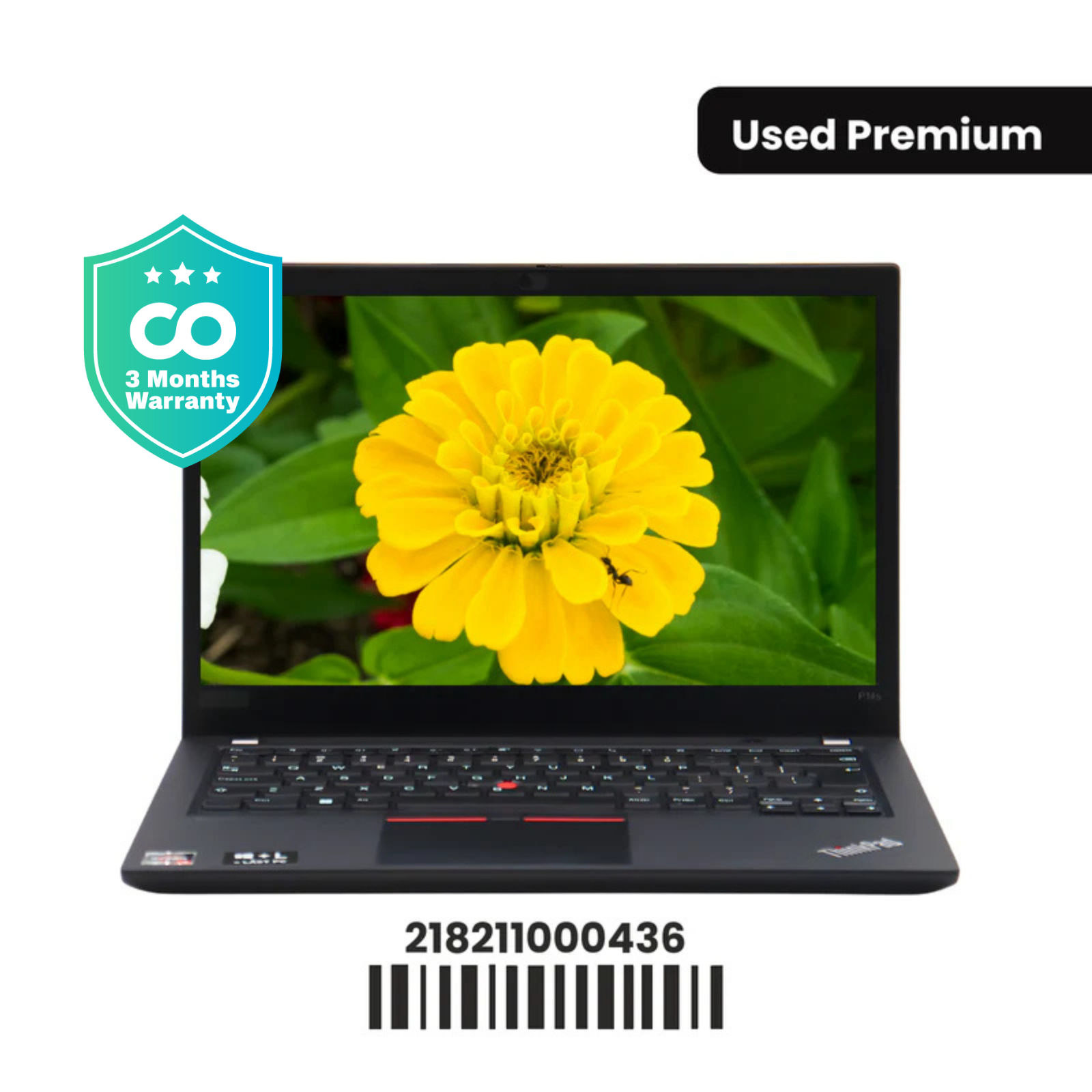 LENOVO THINKPAD P14S GEN 2A: AMD, 16GB RAM, 512GB SSD, SN:00436