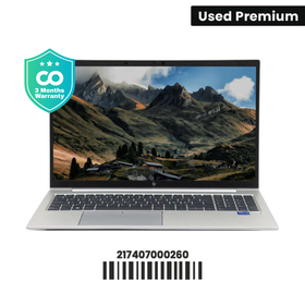 HP ELITEBOOK 850 G8: Intel Core i7, 11th Gen, 8 GB RAM, 256 GB SSD SN:00260