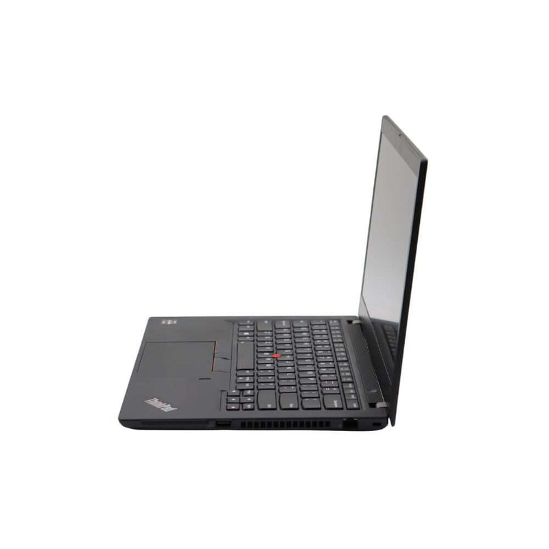 ThinkPad T495 slim business notebook showing 512GB SSD and AMD chipset