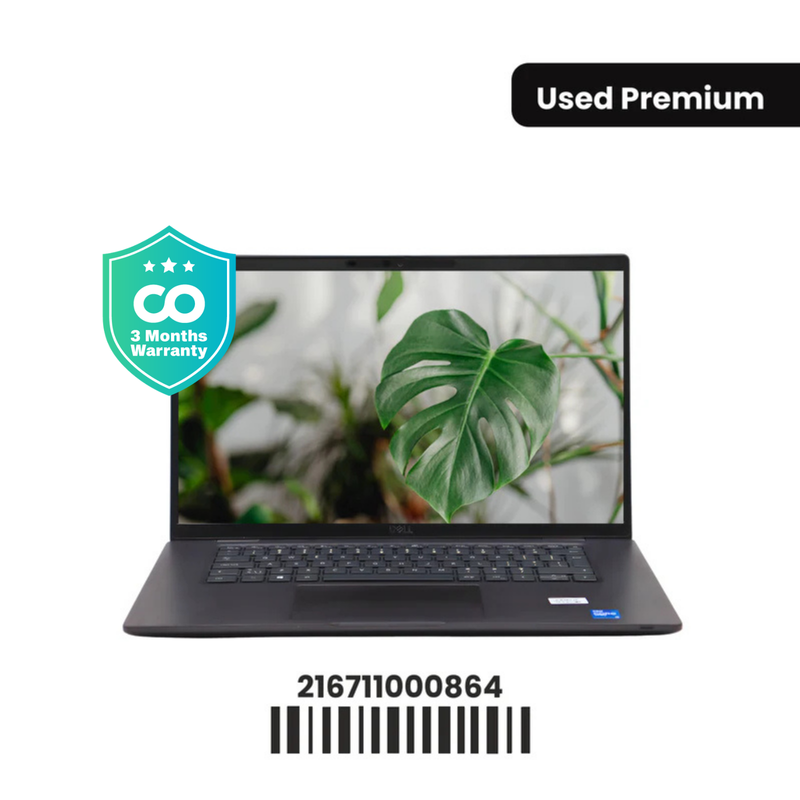 Dell LATITUDE 7520: 11th Gen i5, 16GB RAM, 256GB SSD, SN:00864