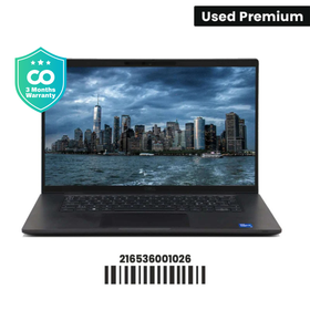 Dell LATITUDE 7520: 11th Gen i5, 16GB RAM, 256GB SSD, SN:01026