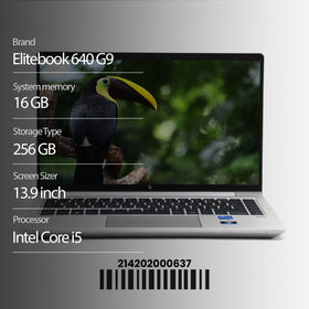 HP EliteBook 640 G9: Intel Core i5, 12th Gen, 16GB RAM, 256GB SSD