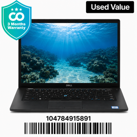 Dell LATITUDE 7480: 7th Gen i5, 8GB RAM, 256GB SSD, SN:15891