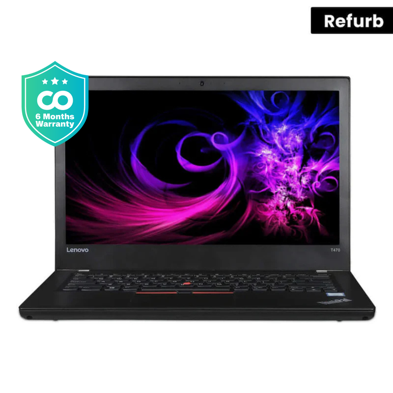 Lenovo ThinkPad T470: Intel Core i7, 6th Gen, 8GB RAM, 256GB SSD
