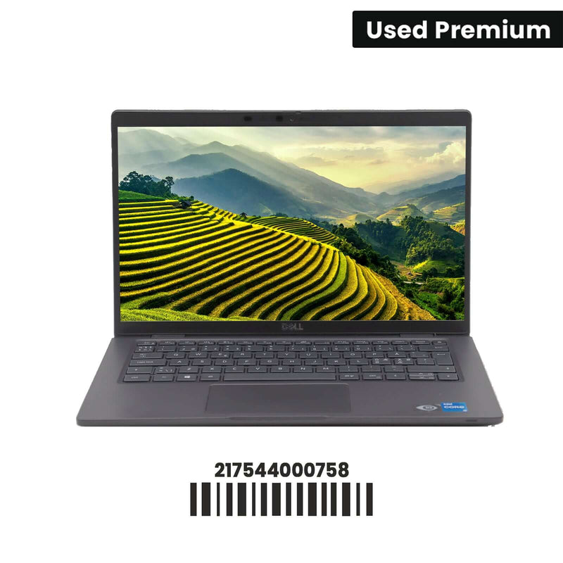 T-Comp Dell Latitude 7320 11th Gen i5 open laptop showcasing Windows desktop and thin design