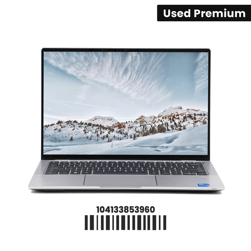 T-Comp Dell Latitude 9420 11th Gen i5 open laptop displaying Windows desktop screen