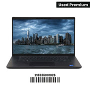Dell LATITUDE 7520: 11th Gen i5, 16GB RAM, 256GB SSD, SN:01026