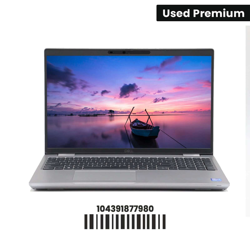 T-Comp Dell Latitude 5420 11th Gen i5 open laptop displaying Windows desktop screen