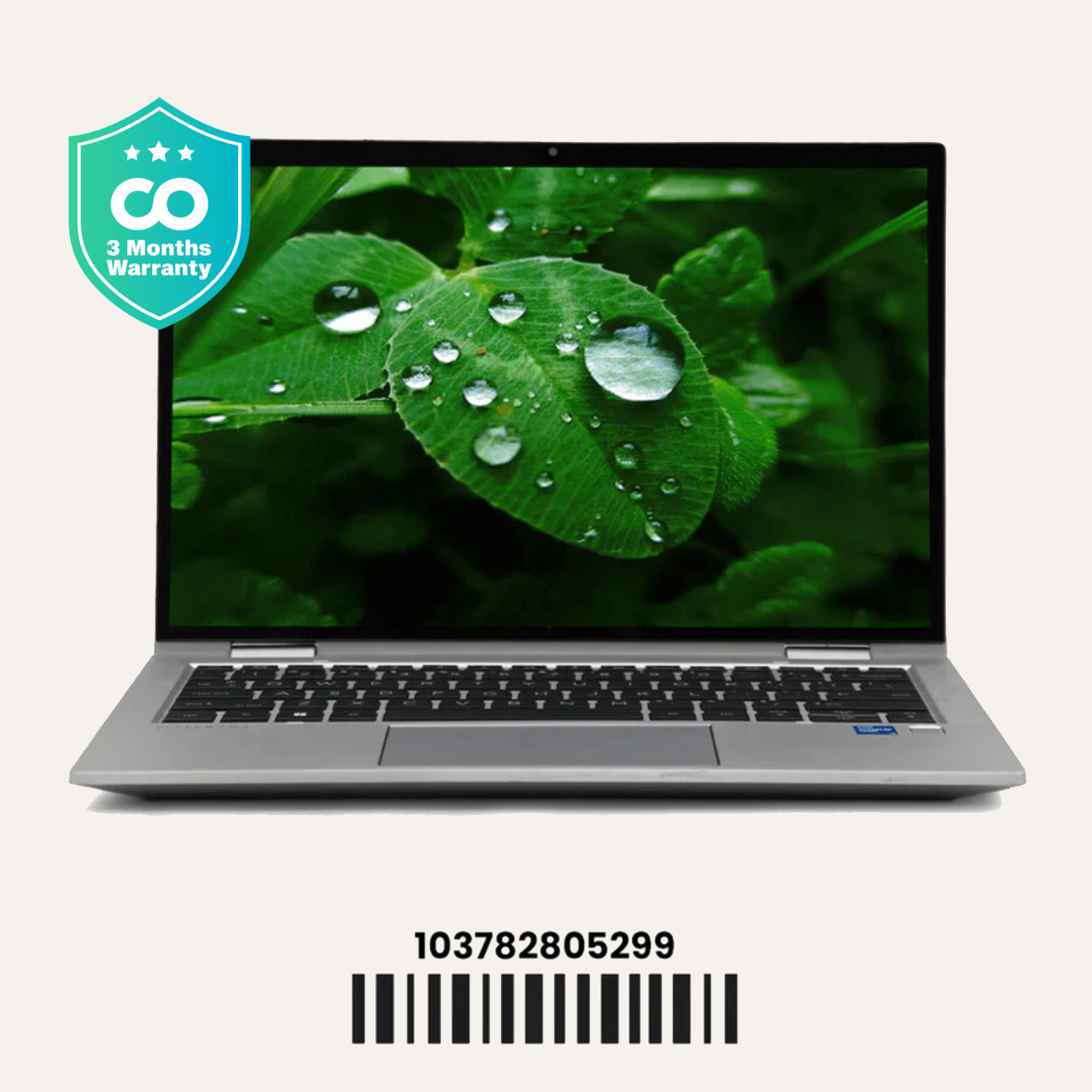 HP ELITEBOOK X360 830 G8: 11th Gen i5, 16GB RAM, 256GB SSD, SN:05299