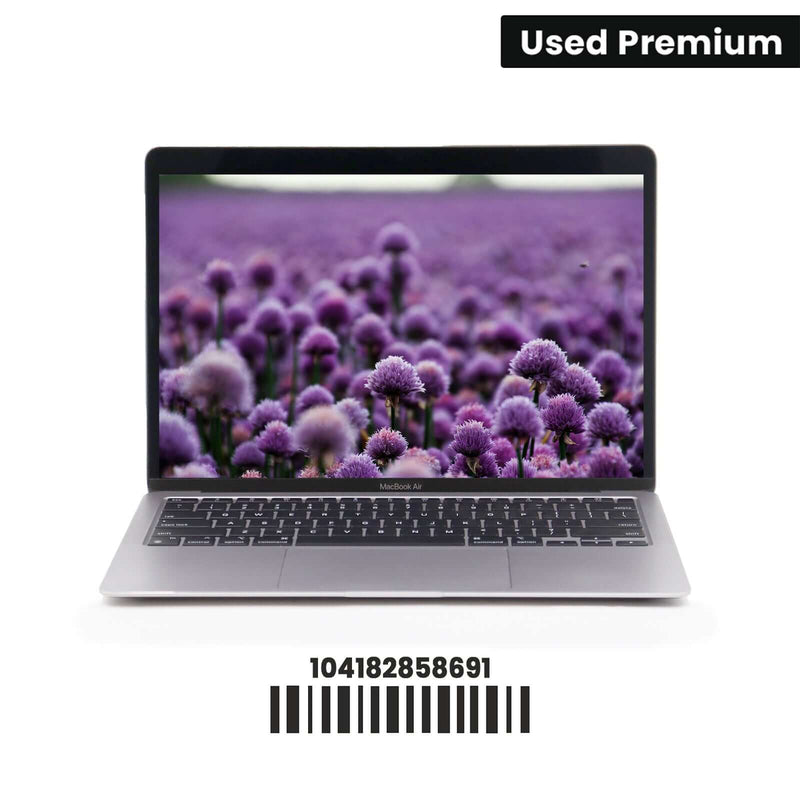 T-Comp Apple MacBook Air A2337 (2020) M1 showing sleek silver design with 8GB RAM and 256GB SSD