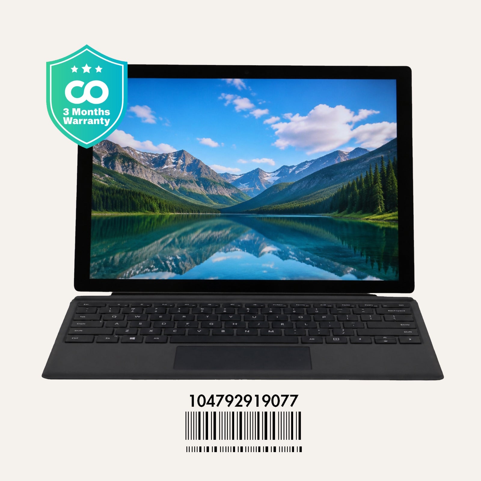 MICROSOFT SURFACE PRO 7 : 11th Gen i5, 16GB RAM, 256GB SSD, SN:19077