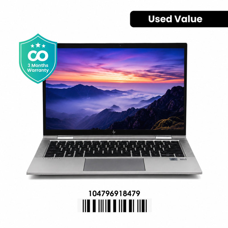HP ELITEBOOK X360 830 G7: 10th Gen i5, 16GB RAM, 256GB SSD, SN:18479