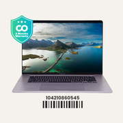 Apple MACBOOK PRO 16: i7, 9th Gen, 16GB RAM, 512GB SSD, SN:60545