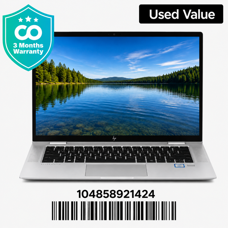 HP ELITEBOOK X360 1040 G6: 8th Gen i7, 16GB RAM, 256GB SSD, SN:21424