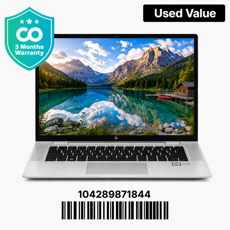HP ELITEBOOK X360 1030 G4: 8th Gen i5, 16GB RAM, 256GB SSD, SN:71844