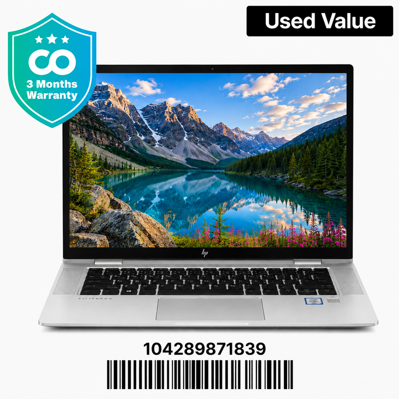 HP ELITEBOOK X360 1030 G4: 8th Gen i5, 16GB RAM, 256GB SSD, SN:71839