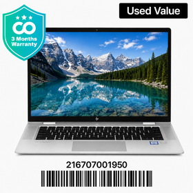 HP ELITEBOOK X360 830 G5: 8th Gen i5, 16GB RAM, 256GB SSD, SN:01950